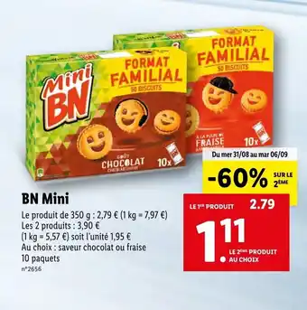 Lidl BN Mini offre