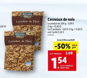 Lidl Cerneaux de Noix offre