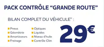 PACK CONTRĂLE âGRANDE ROUTEâ