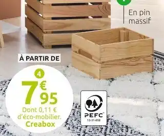 Mr Bricolage Creabox caisse de rangement offre