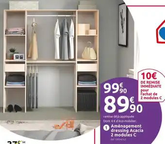 Mr Bricolage Aménagement dressing acaci offre