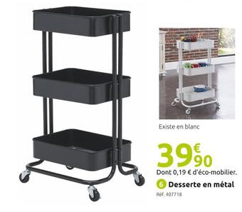 Mr Bricolage Desserte en métal offre