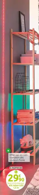 Mr Bricolage Kit ruban led rainbow rgb 1,5 m offre