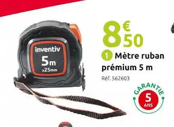Mr Bricolage Inventiv mètre ruban prémium offre