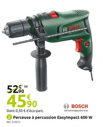 Mr Bricolage Bosch perceuse à percussion easyimpact offre