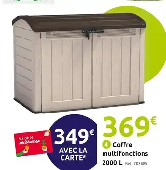 Mr Bricolage Coffre multifonctions 2000 l offre