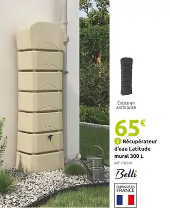 Mr Bricolage Belli récupérateur d’eau latitude mural 300 l offre