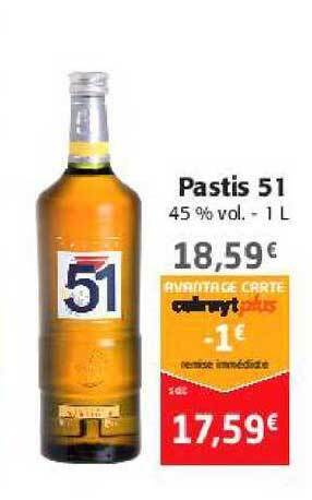 Colruyt Pastis 51 offre