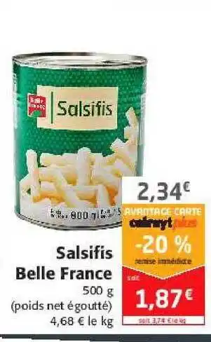 Colruyt Salsifis belle france offre