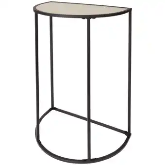 Action Table d'appoint demi-lune offre