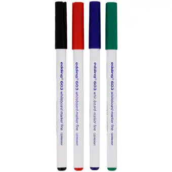 Action Feutres effaçables pour tableau blanc edding offre