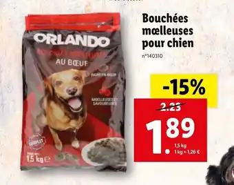 Lidl Bouchées mœlleuses pour chien offre
