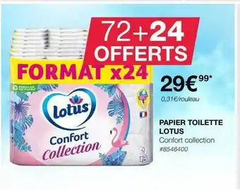 Costco Papier toilette lotus confort collection offre