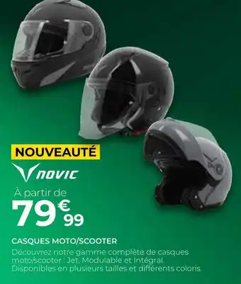 Feu Vert Novic casques moto/scooter offre