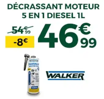 Feu Vert Walker décrassant moteur 5 en 1 diesel 1l offre