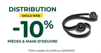 Feu Vert Bon plan sur distribution offre