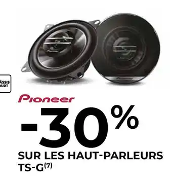 Feu Vert Pioneer bon plan sur les haut-parleurs offre