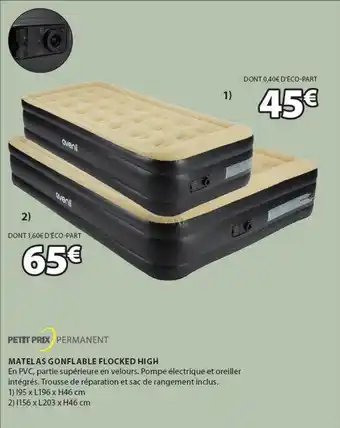 JYSK Matelas gonflable blocked high offre