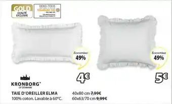 JYSK Kronborg taile d'oreiller elma offre
