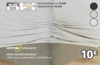JYSK Drap-housse en jersey offre