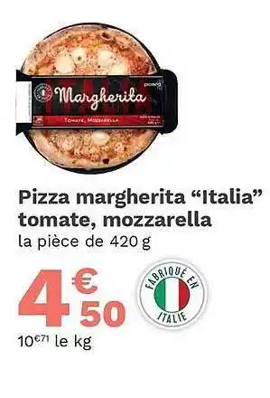 Picard Pizza margherita offre