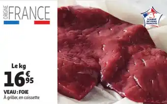 Auchan Veau : foie offre
