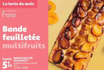 Auchan Bande feuilletée multifruits offre
