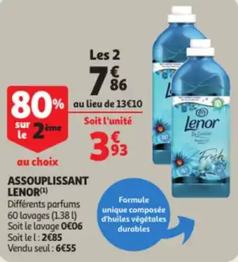 Auchan LENOR assouplissant offre