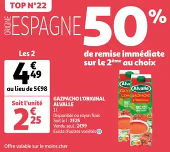 ALVALLE gazpacho l'original