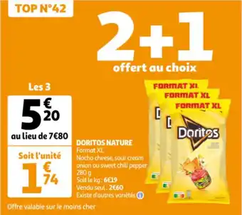 Auchan DORITOS nature offre