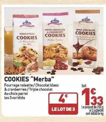 Grand Frais Cookies offre