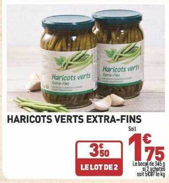 Haricots verts extra-fins