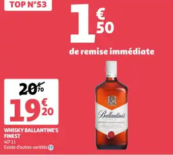 Auchan Whisky ballantine's finest offre