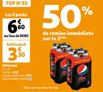 Auchan Pepsi max offre