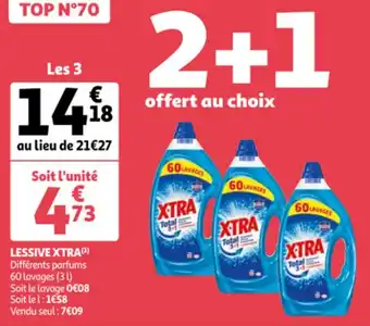 Auchan XTRA lessive offre