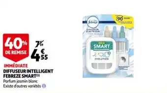 Auchan DIffuseur intelligent febreze smart offre
