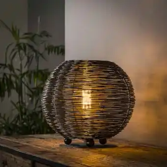 Pier Import Lampe boule noire filaire d 30 cm nova offre