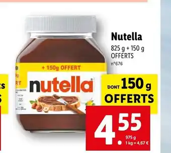 Lidl Nutella offre