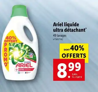 Ariel Liquide Ultra Détachant
