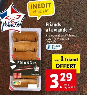 Lidl Friands à La Viande offre