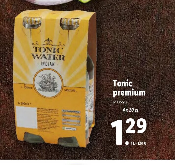 Promo Tonic Premium chez Lidl