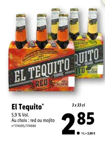 Lidl El Tequito offre