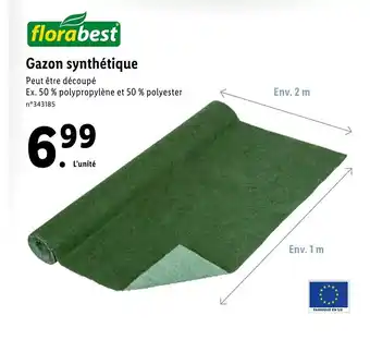 Lidl Gazon synthétique offre