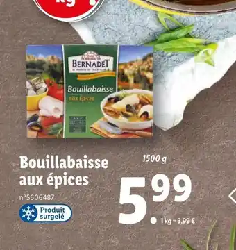 Lidl Bouillabaisse aux Épices offre