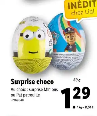 Lidl Surprise Choco offre