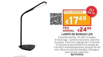 Trafic Lampe de bureau led offre
