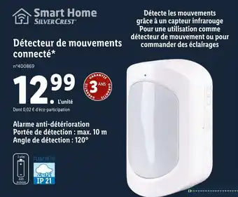 Détecteur de Mouvements Connecté
