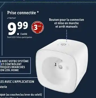 Lidl Prise Connectée offre