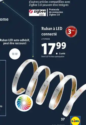 Lidl Ruban à Led Connecté offre