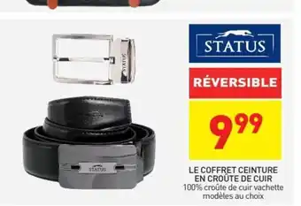 Stokomani Le Coffret Ceinture En Croûte de Cuir offre